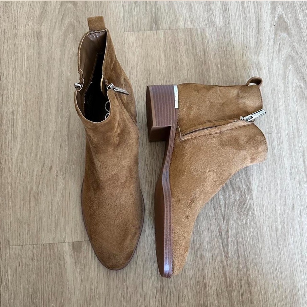 Calvin Klein Brown Ankle Booties in size 9 women’s - Brand New Condition
